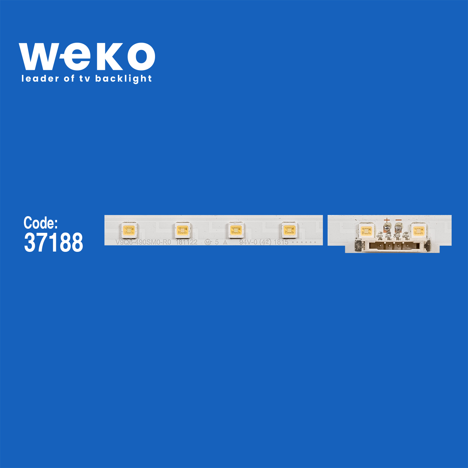 WKSET-6458 37188X2 19Y_Q60_STC490A97_3030F_BLUE_44EA_REV2.0_181112 2 ADET LED BAR (44LED)