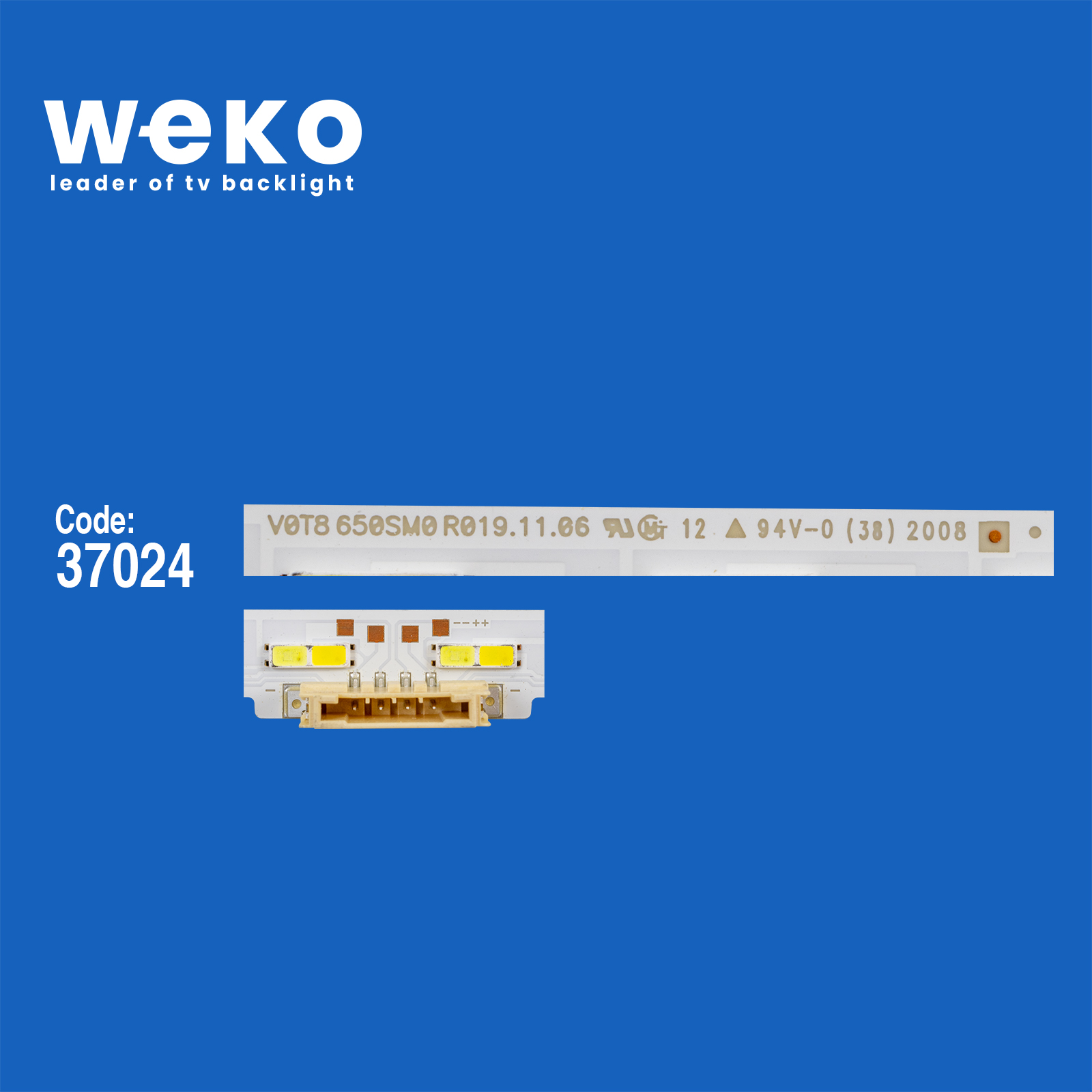 WKSET-6531 37024X2 V0T8-650SM0-R0 BN96-50380A 2 ADET LED BAR (54LED)