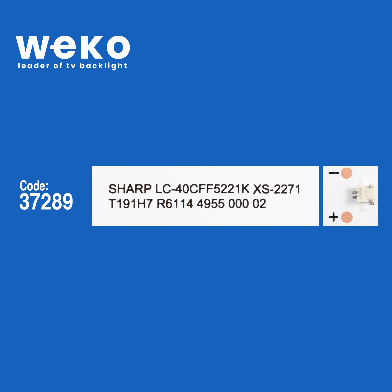 WKSET-6624 37289X4 RF-AJ400E32-0901S-04 A2 4 ADET LED BAR
