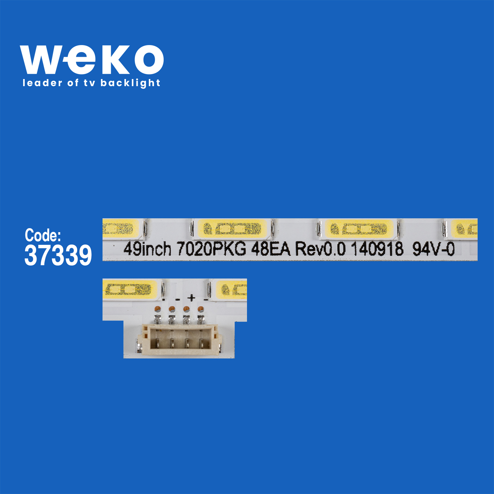 WKSET-6671 37339X2 LG INNOTEK 49INCH 7020PKG 48EA REV0.0 140918 2 ADET LED BAR (48LED)