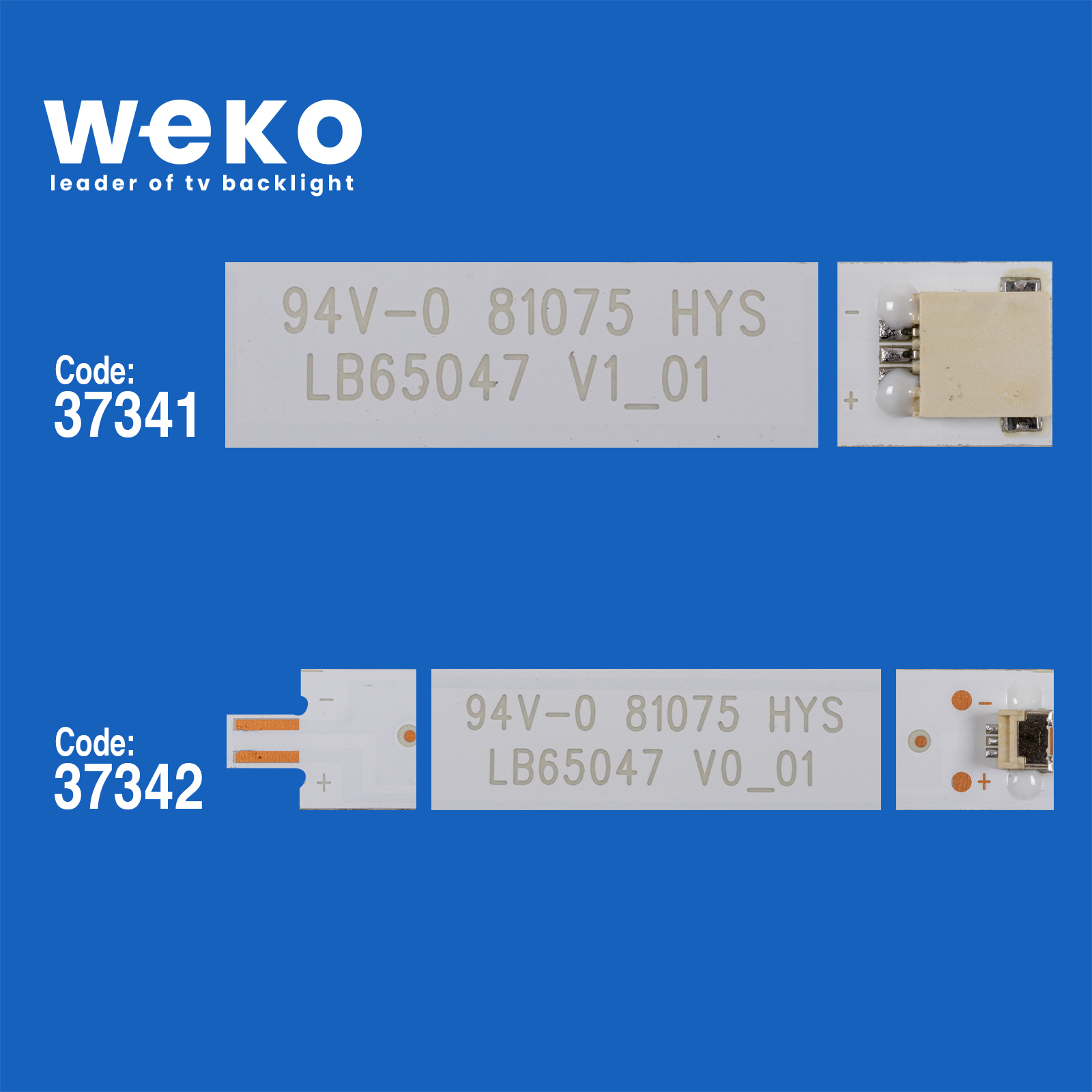 WKSET-6673 37341X7 37342X7 LB65047 V1_03/LB65047 V0_03 14 ADET LED BAR