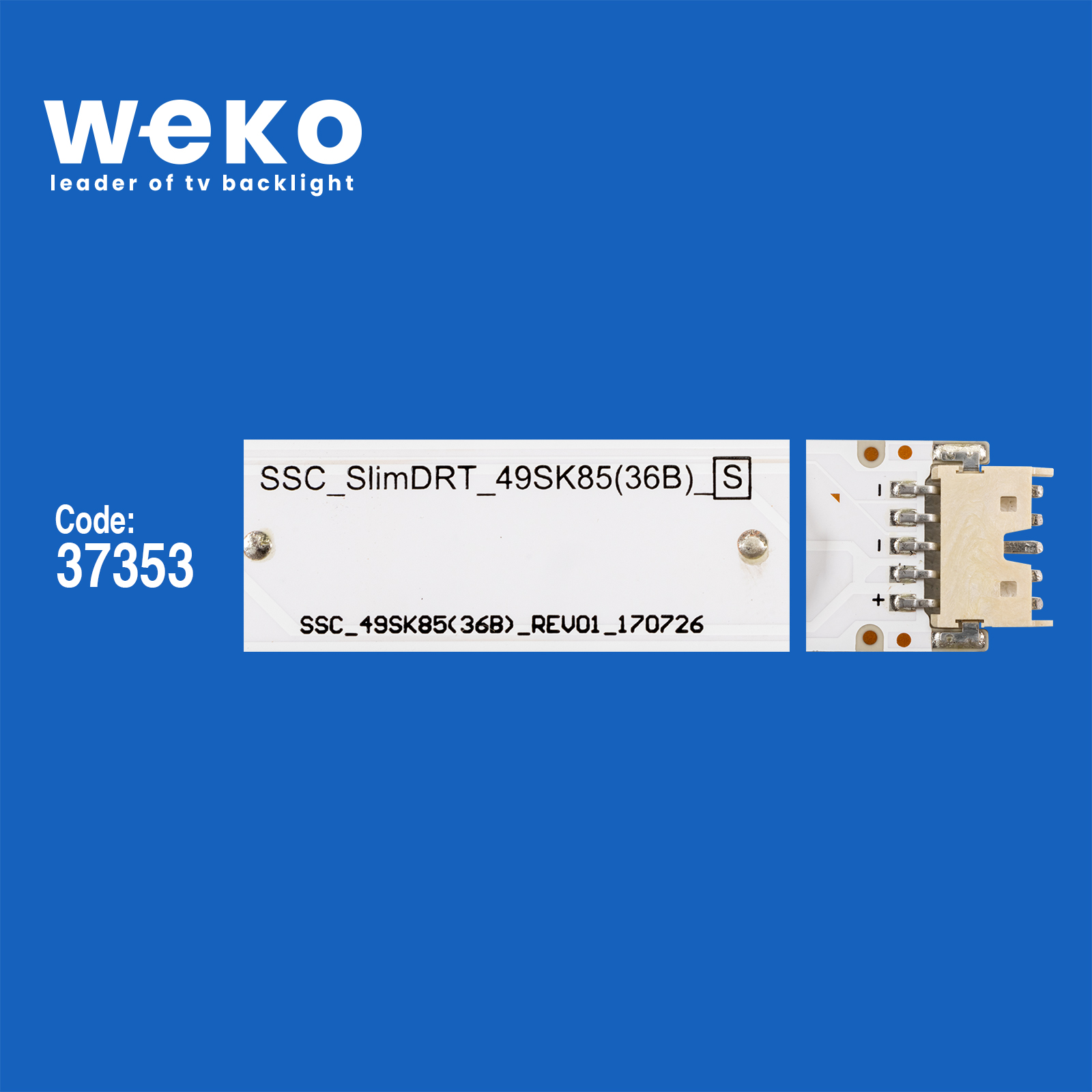 WKSET-6684 37353X18 SSC_SLIM49SK85(36B)_CASE2_R00_170915 18 ADET LED BAR