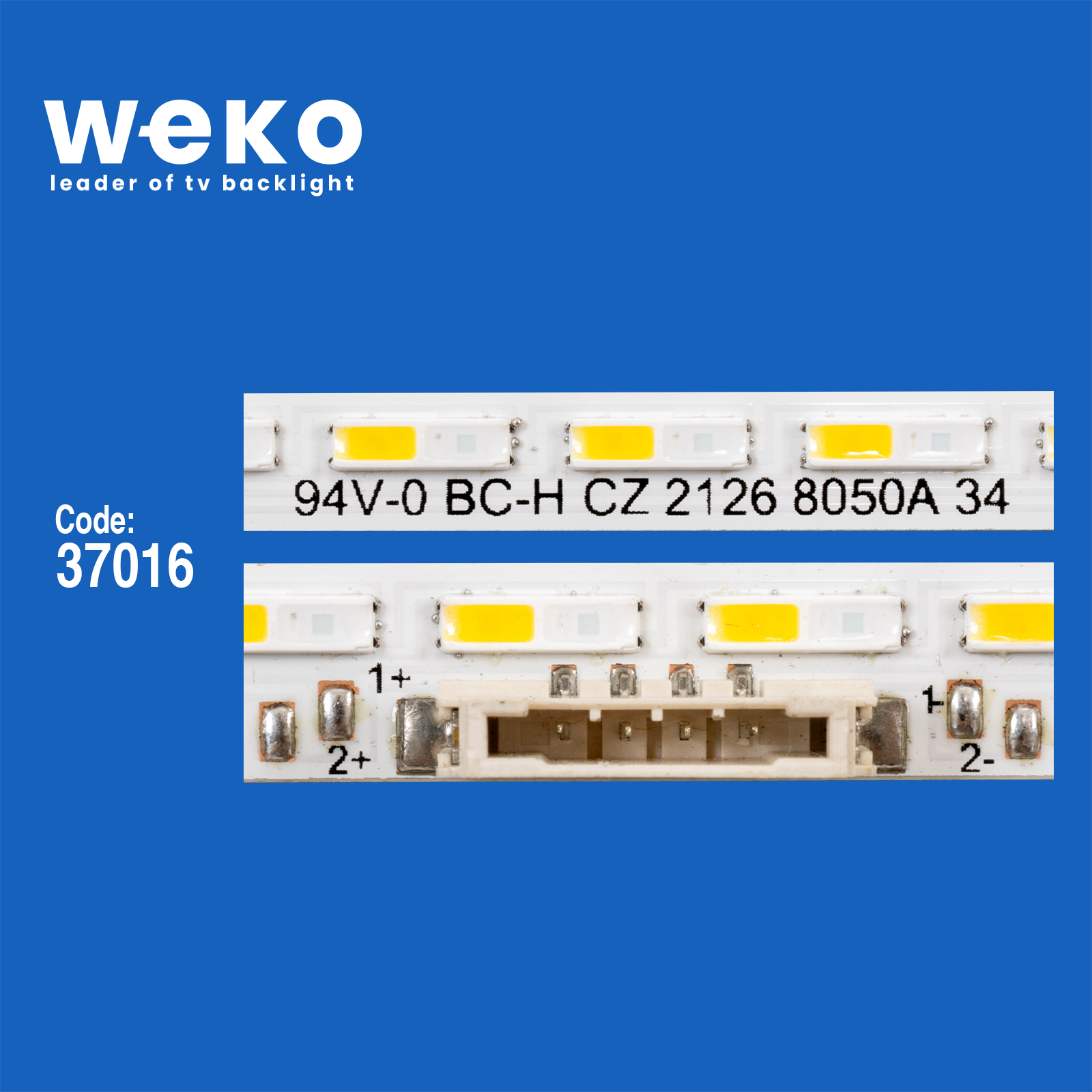 WKSET-6704 37016X4 BN96-52583A REV00 ES85SVQFPBGA54 4 ADET LED BAR TWO COLOR (İKİ RENK) (52LED)