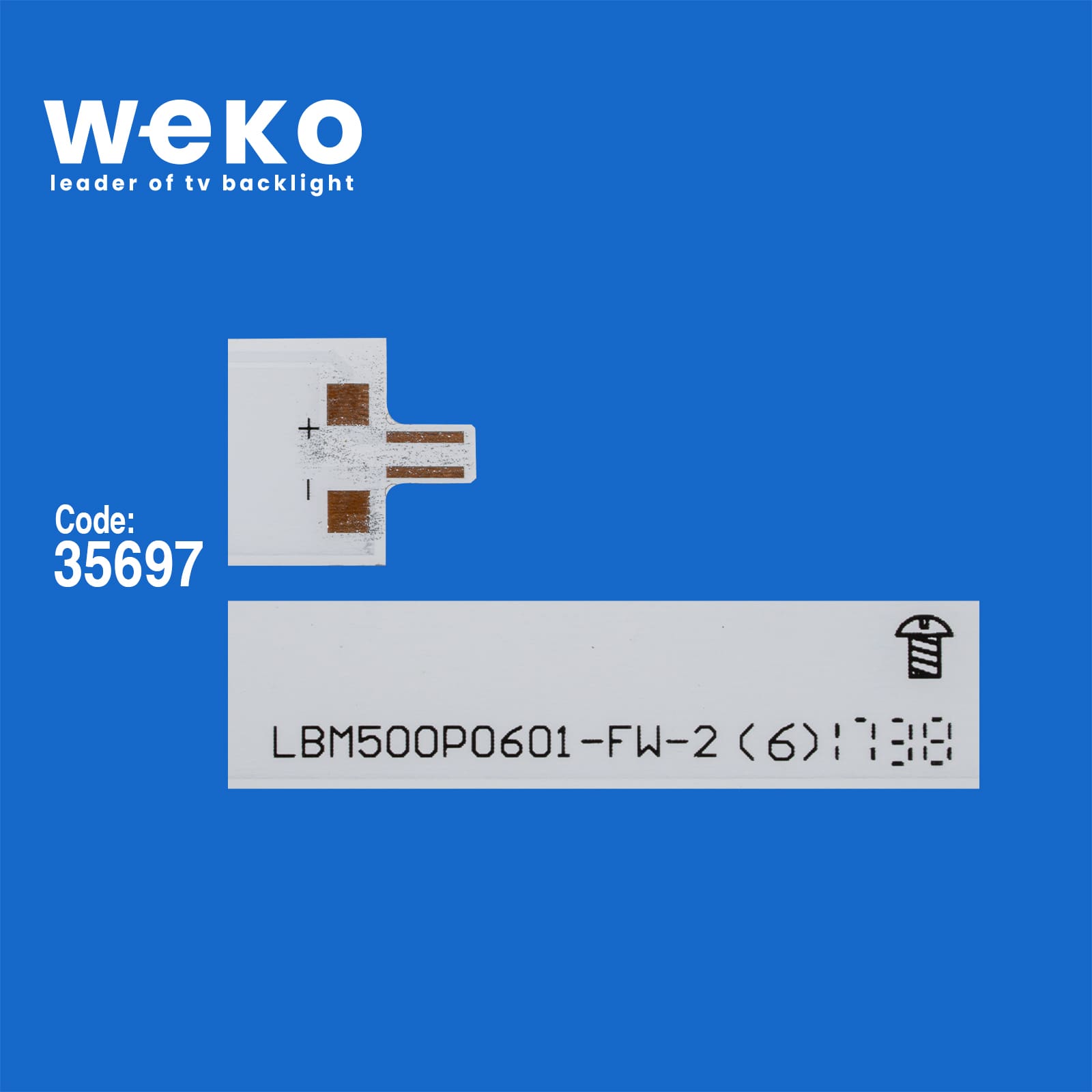 WKSET-6762 35697X12 LB50085 V0_00 LBM500P0601-FW-2 12 ADET LED BAR