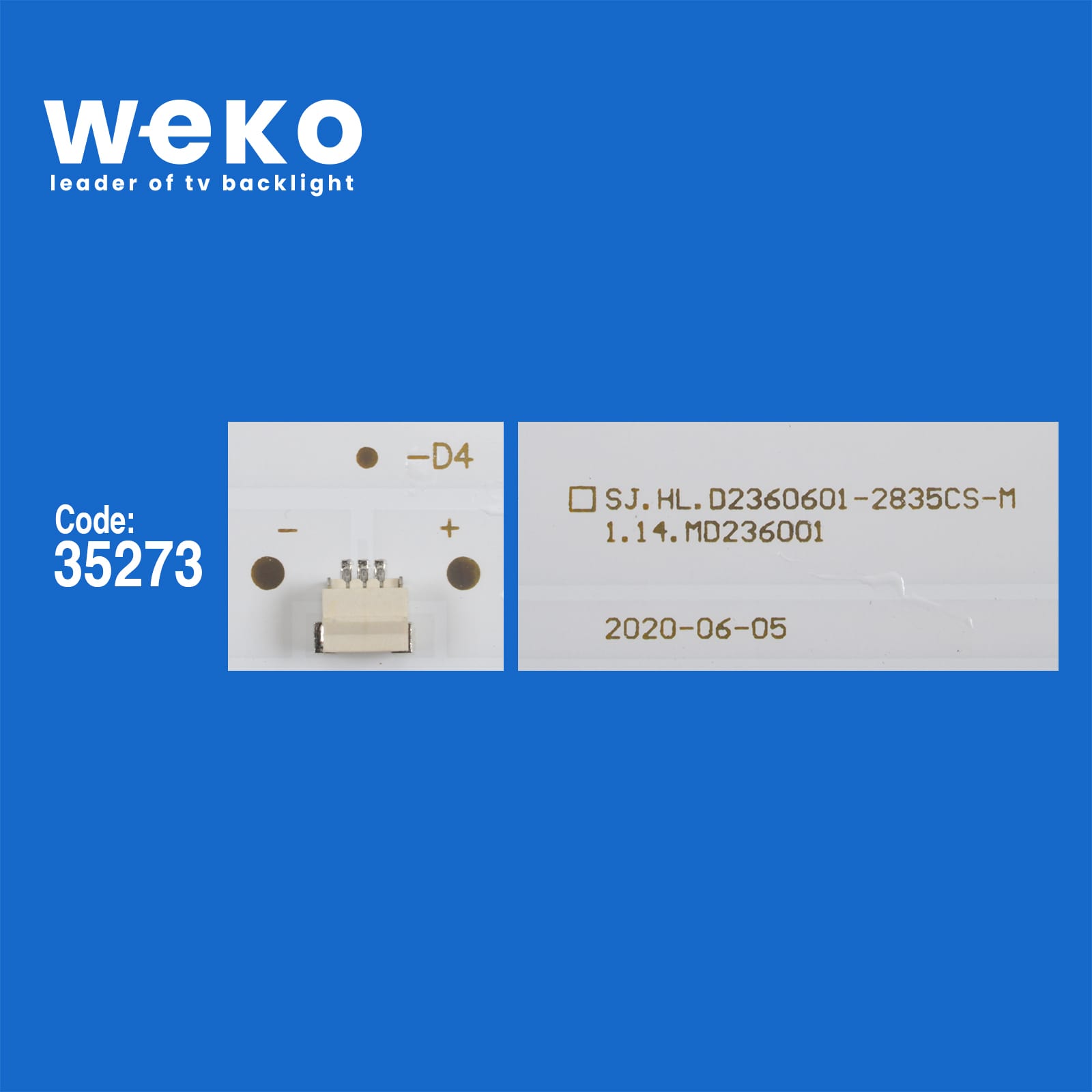 WKSET-6766 35273X2 SJ.HL.D2360601-2835CS-M 2 ADET LED BAR