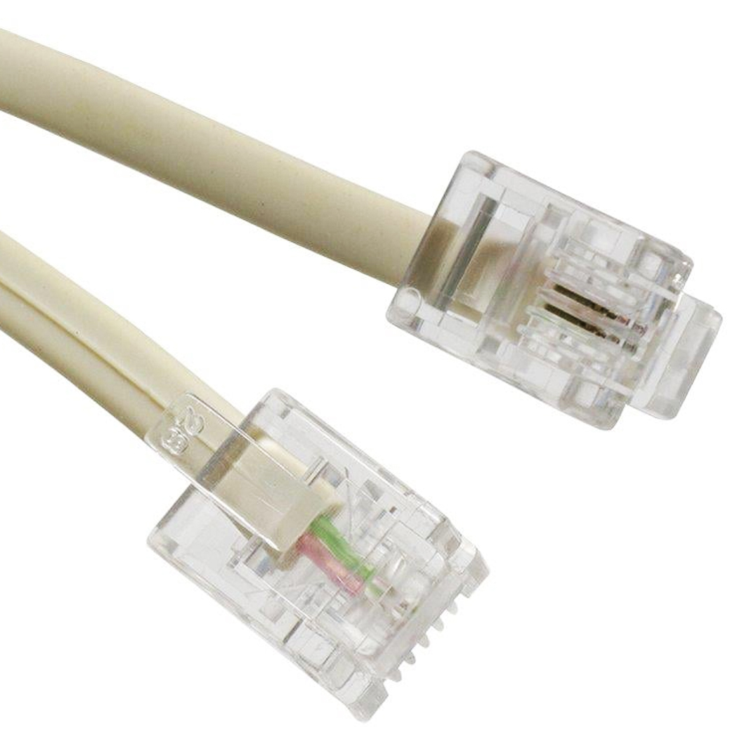 Powermaster Telefon Kablosu 10 Metre 2 Pin Soketli