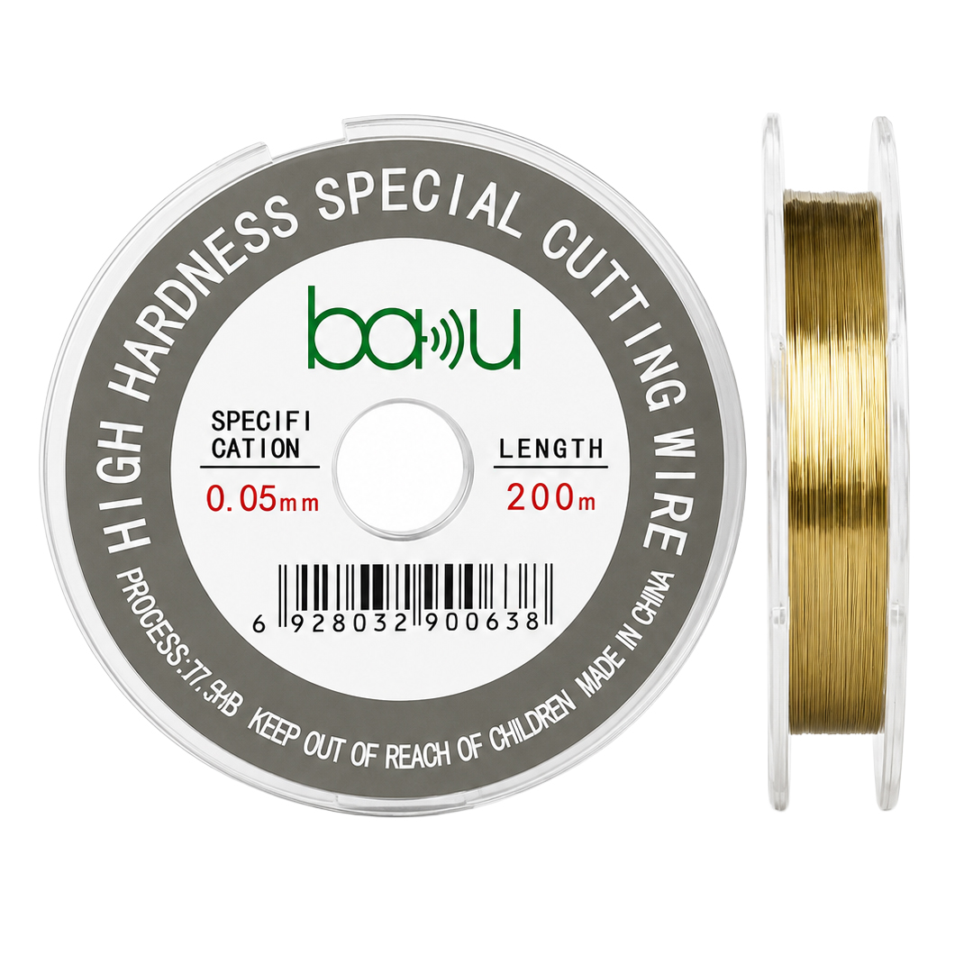 Baku 0.05Mm 200 Metre Yüksek Mukavemetli Profesyonel LCD Ekran Ayırma Çelik Teli
