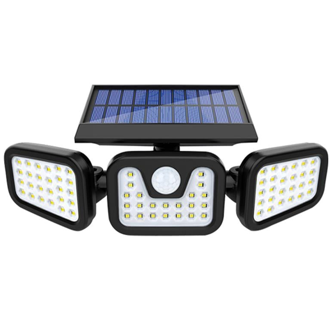 Powermaster MX-W771A Sensörlü 3 Modlu 74 Ledli Solar Aydınlatmalı Duvar Lambası
