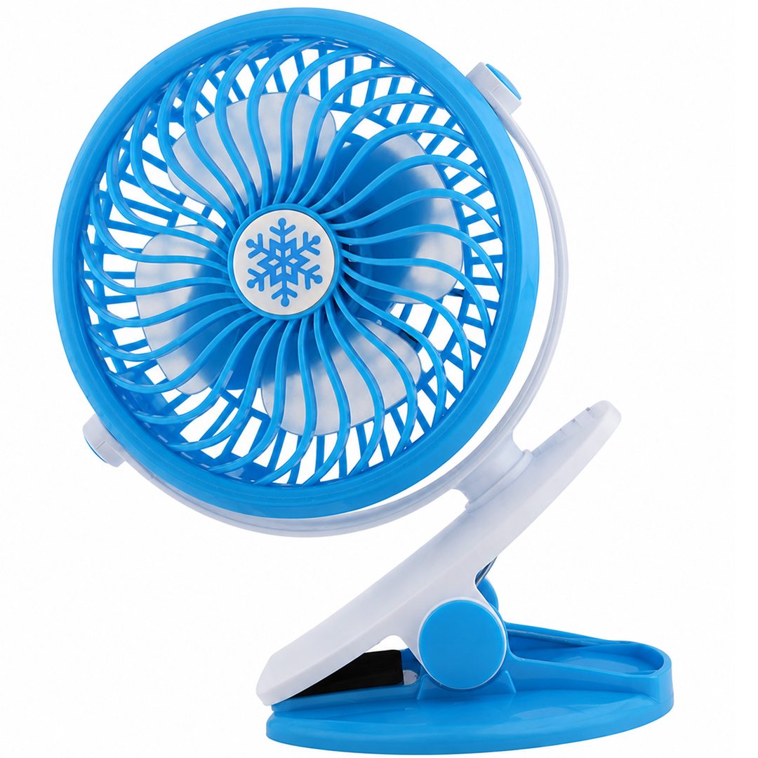 Powermaster ML-F168 Masaüstü Klipsli 3 Hız Kademeli USB'li Fan Vantilatör
