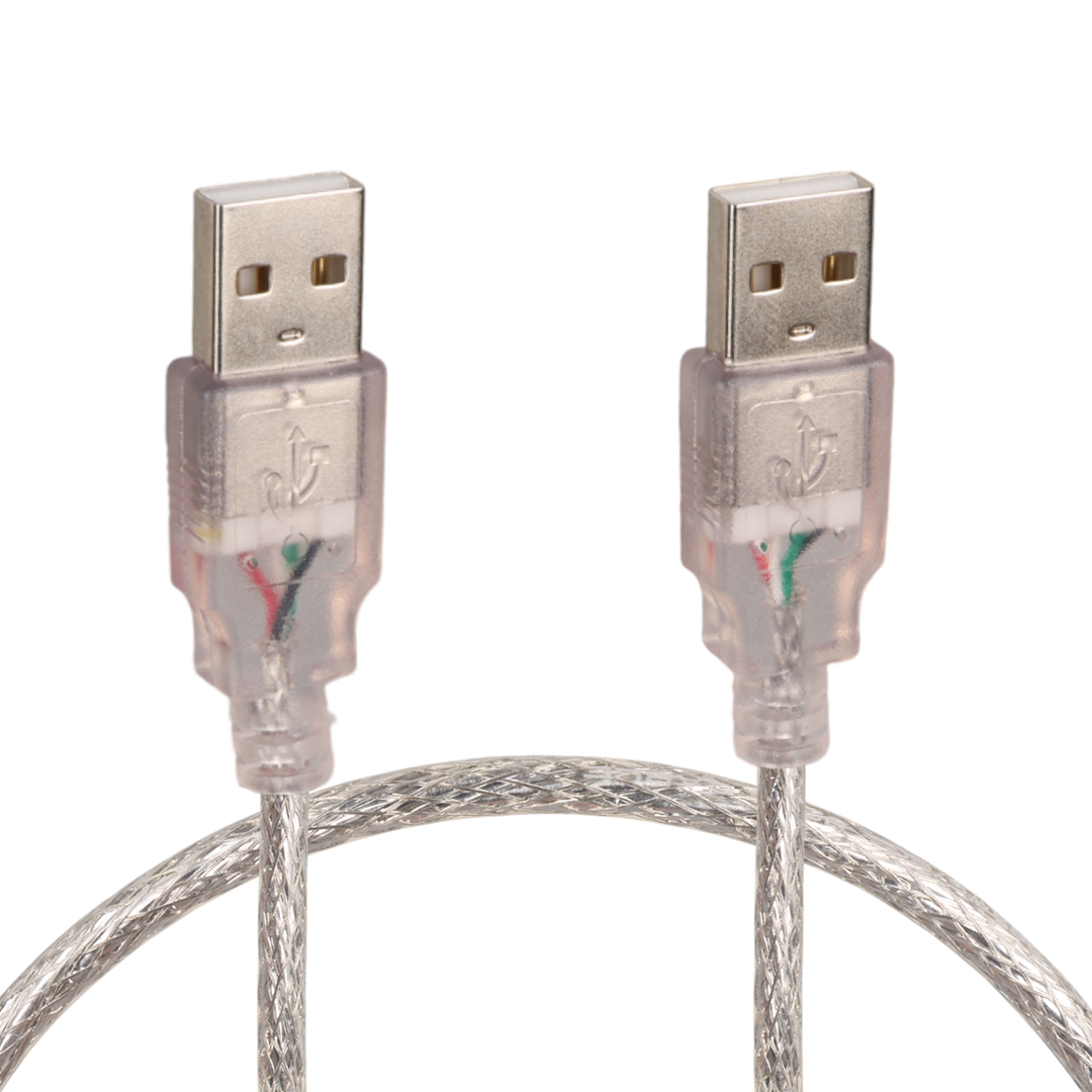 Powermaster PM-8609 Şeffaf 50 Cm Usb Erkek-Erkek Kablo