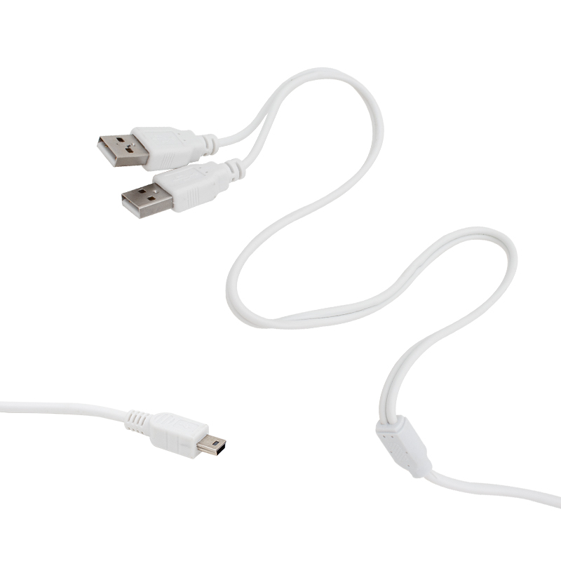 POWERMASTER USB 2XERKEK - MİNİ USB 5 PİN (2.0V) 1.5 METRE V3 KABLO (8861=11937)